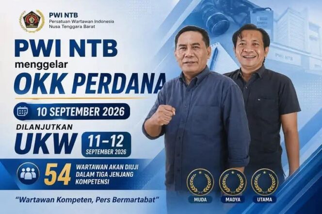 
					Tingkatkan Profesionalisme Pers, PWI NTB Gelar OKK dan UKW 54 Wartawan 