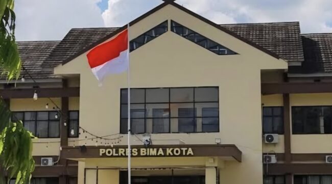 Gedung Polres Bima Kota. (Foto: Tangkapan Layar)