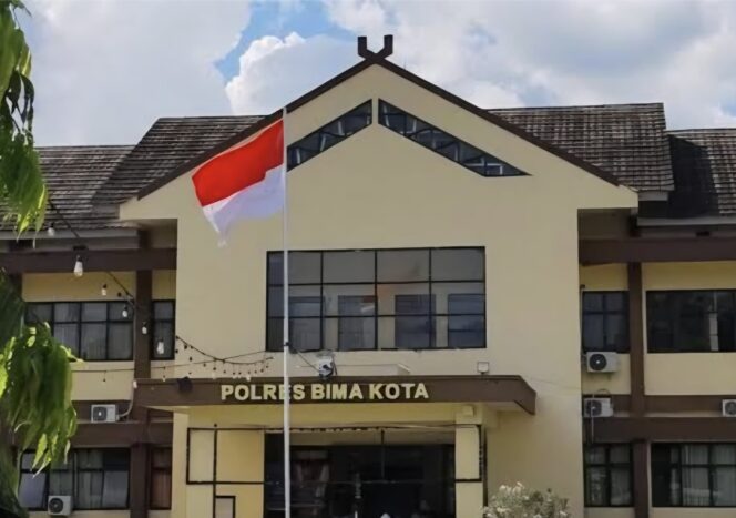 
					Gedung Polres Bima Kota. (Foto: Tangkapan Layar)