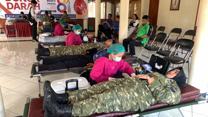 
					Perkuat Sinergi dan Kepedulian, Komlekdam IX/Udayana Hadiri Bhakti Postel Ke-81 Balai Monitoring Denpasar