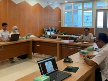Suasana rapat di Aula Dinas Pekerjaan Umum dan Penataan Ruang Kabupaten Lombok. (Foto : Dok ATR/BPN Lombok Tengah)
