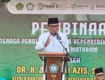 Dr. H. Zamroni Aziz, Kepala Kanwil Kemenag NTB. (Foto : Dok/Ist)