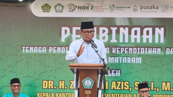 
					Dr. H. Zamroni Aziz, Kepala Kanwil Kemenag NTB. (Foto : Dok/Ist)