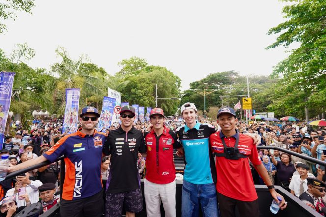 
					Mataram Tumpah Ruah! Para Bintang MotoGP™️ Sapa Langsung Masyarakat NTB