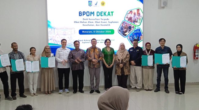 Para pelaku usaha mendapatkan Nomor Izin Edar dari Badan Pengawas Obat dan Makanan. (Foto: Panji)