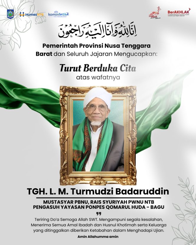 
					NTB Berduka, Tuan Guru Bagu Tutup Usia
