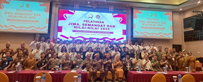 
					31 Kepsek SMP di Mataram Ikuti Pelatihan Sosialisator JSN 45