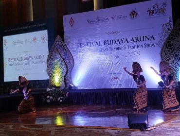 Peserta Lomba Tari dalam Festival Budaya Aruna. (Foto : Panji)